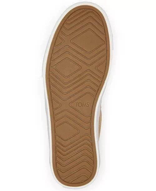 TOMS Alpargata Platform Flats – Size 11W –Oatmeal–New Without Box-Minor Dirt-$79