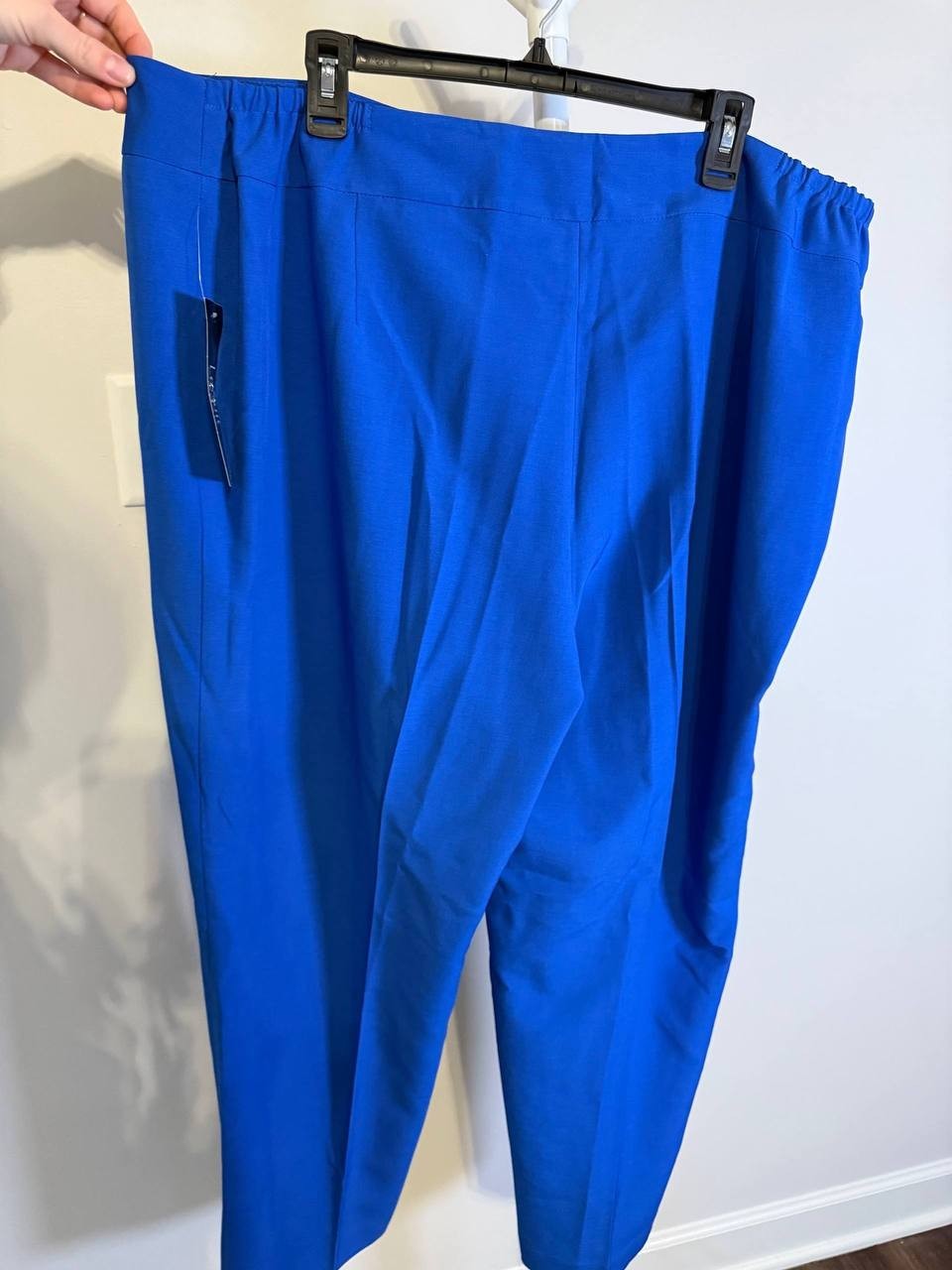 Le Suit Plus Notched‑Lapel Blazer & Pants Set –Blue– Size 20W – NWT – $265