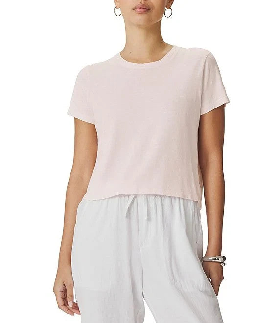Splendid Collection Louisa Short Sleeve Tee S Rose Petal NWT $58
