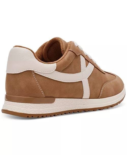 DV Dolce Vita Joque Retro Lace‑Up Sneakers Camel Smooth Women’s 9 NWB