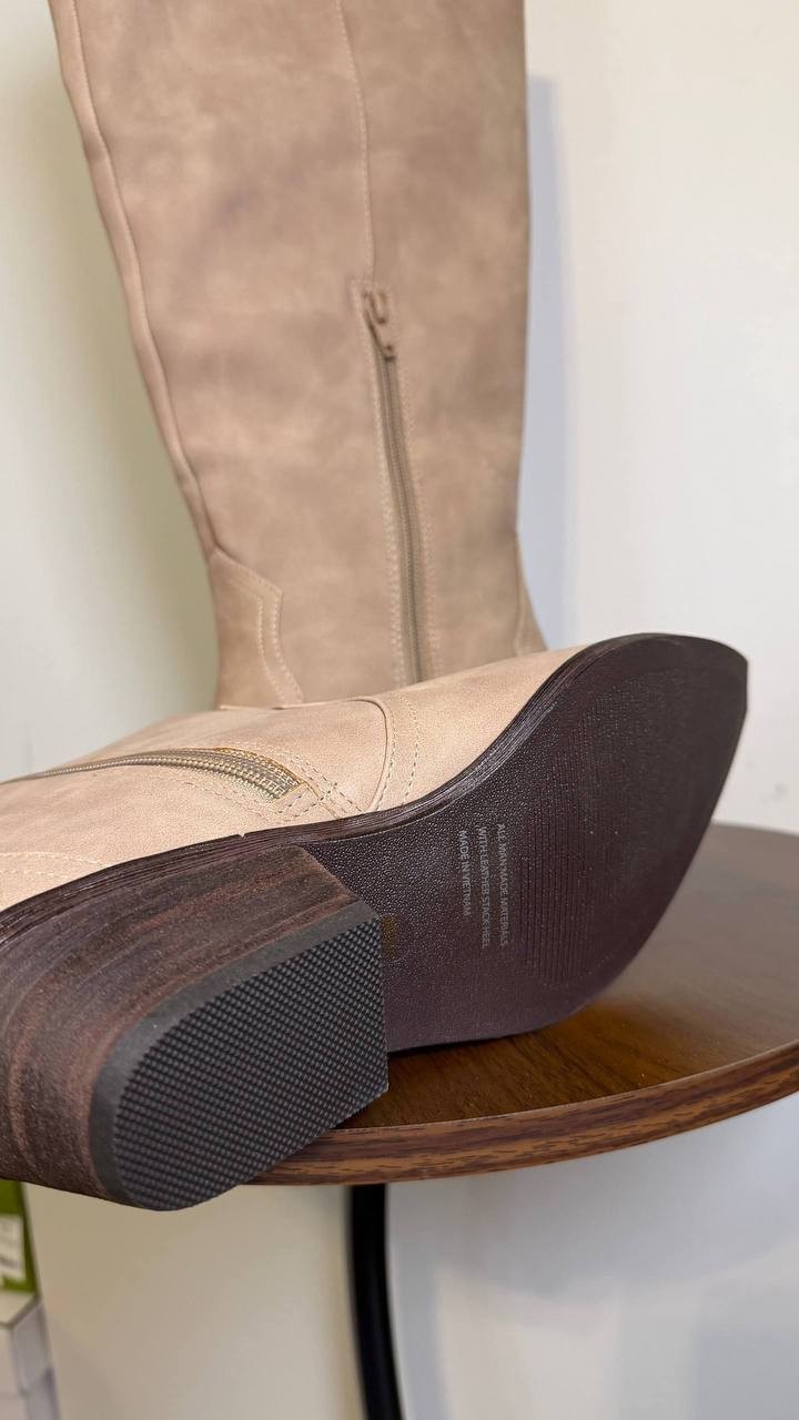 DV Dolce Vita High Boots 7.5M Dune Man‑Made New in Box MSRP $99