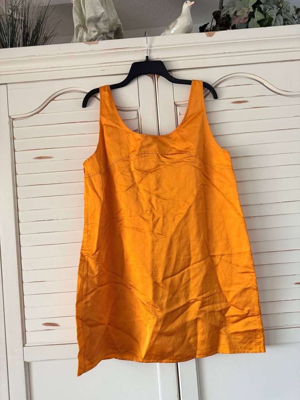 FRAME Micro Flare Dress Orange Nectarine Size XL NWT $458 – Satin Chic