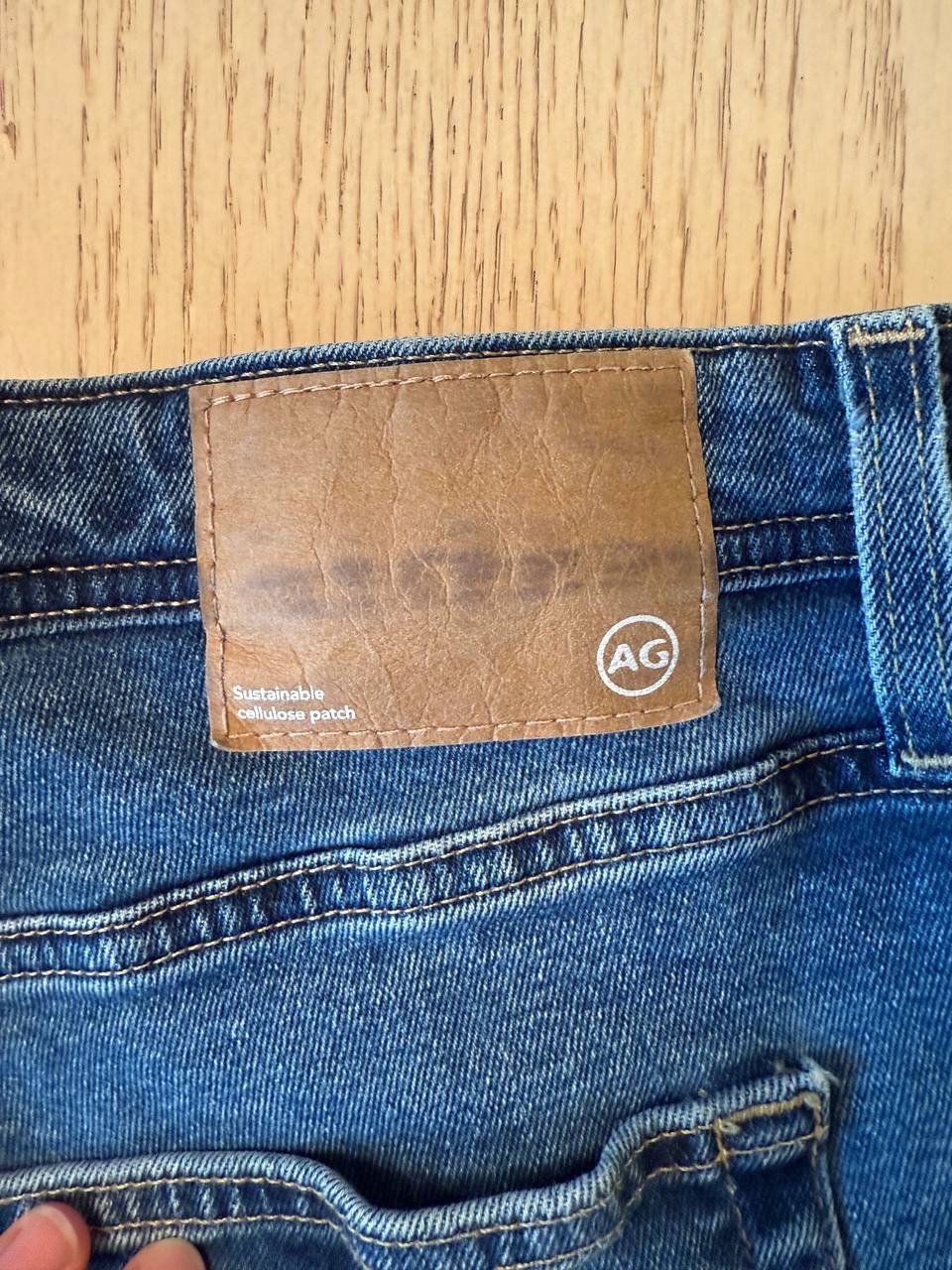 AG Everett Slim Straight Jeans 33x32 Men’s Medium Blue Wash Japanese Denim