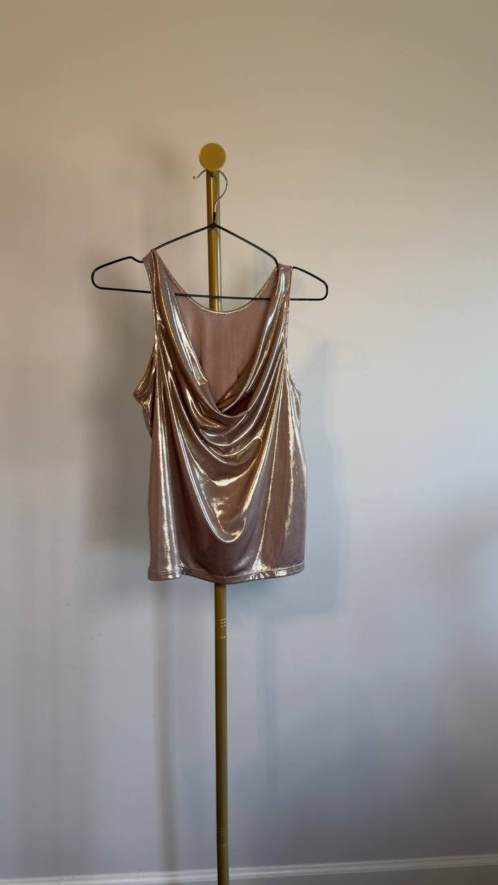 BOSS Esarah Tank Top –BEIGE – NWT – Scoop Neck