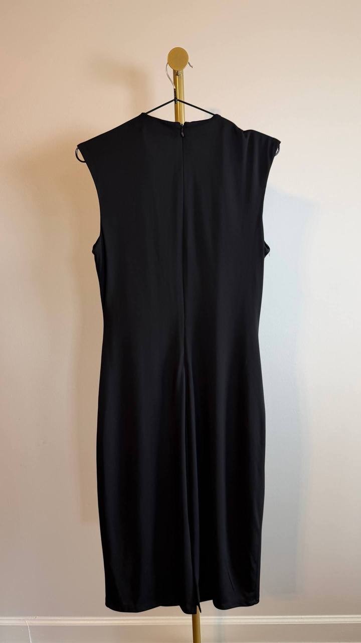 Lauren Ralph Lauren Cutout Jersey Cocktail Dress Black 8 NWT $195