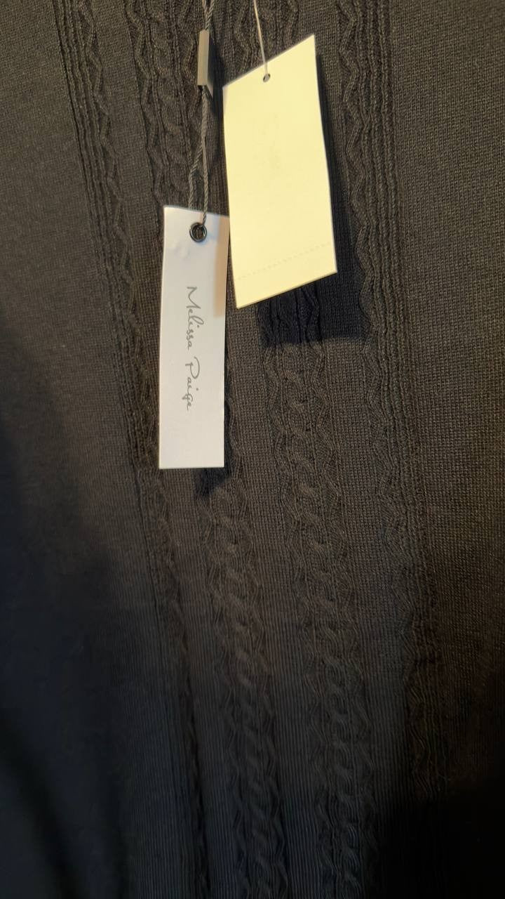 Melissa Paige Sweater – Boat Neck – 3/4 Sleeves – NWT