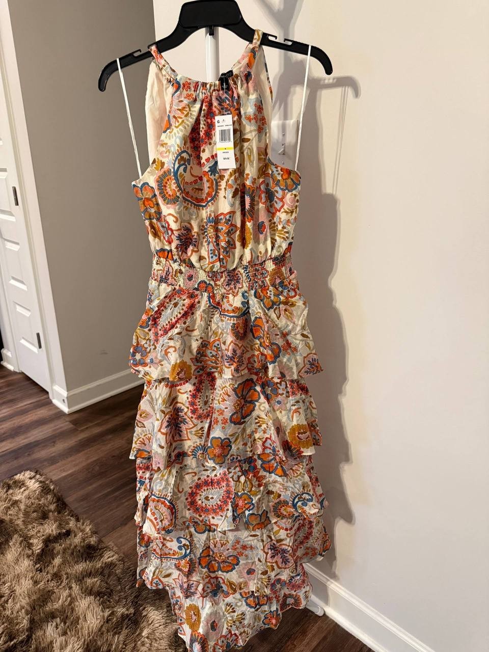 Sam & Jess Floral Halter Maxi Dress – Multicolor – Size M – NWT – $89