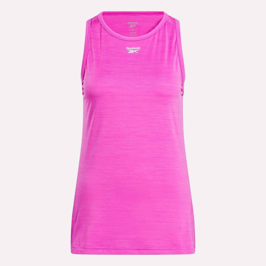 Reebok Women’s Marled Performance Tank Top Vector Virtual Pink Heather S NWT $20