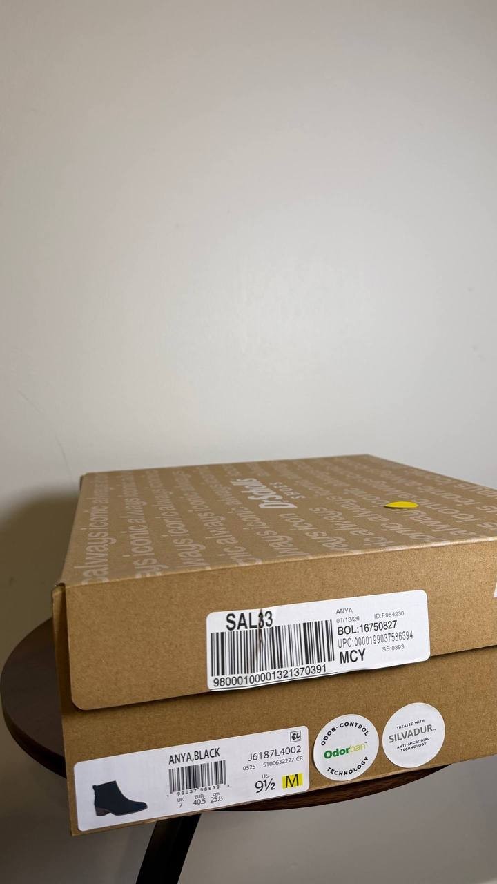 Dr. Scholl’s Suede Ankle Boots 9.5M Black New in Box MSRP $130
