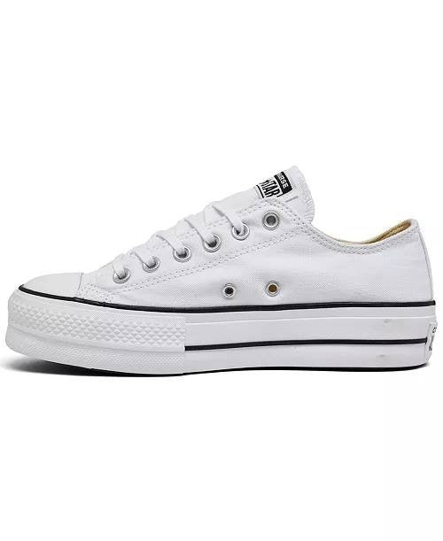 Converse Sneakers 4M White Textile New Without Box MSRP $69.95