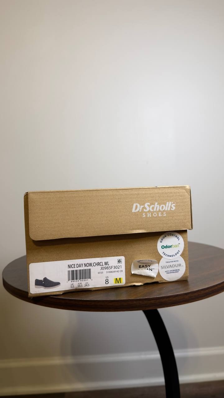 Dr.  Scholl’s  Slip On Shoes  Charcoal  8M  New  $90
