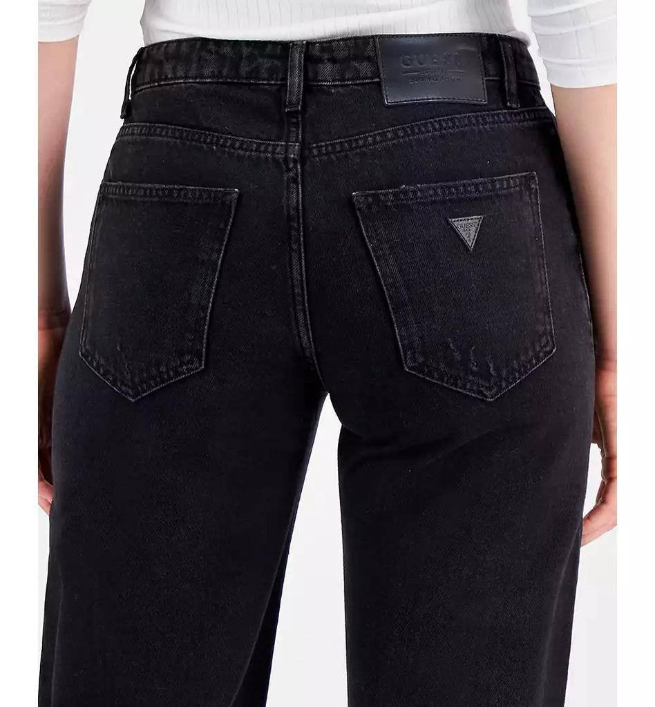 Guess Jill Sequin‑Front Boyfriend Jeans Black 24 NWT $248