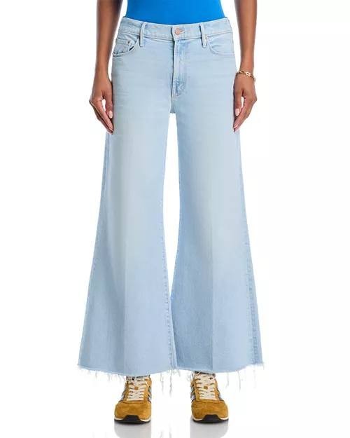 MOTHER The Twister High Rise Wide Leg Jeans – Cowabunga, Size 27