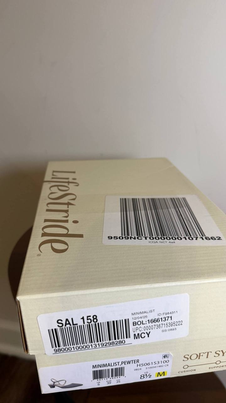 LifeStride Women’s Pumps 8.5M Pewter Fabric – New in Box – MSRP $79.99