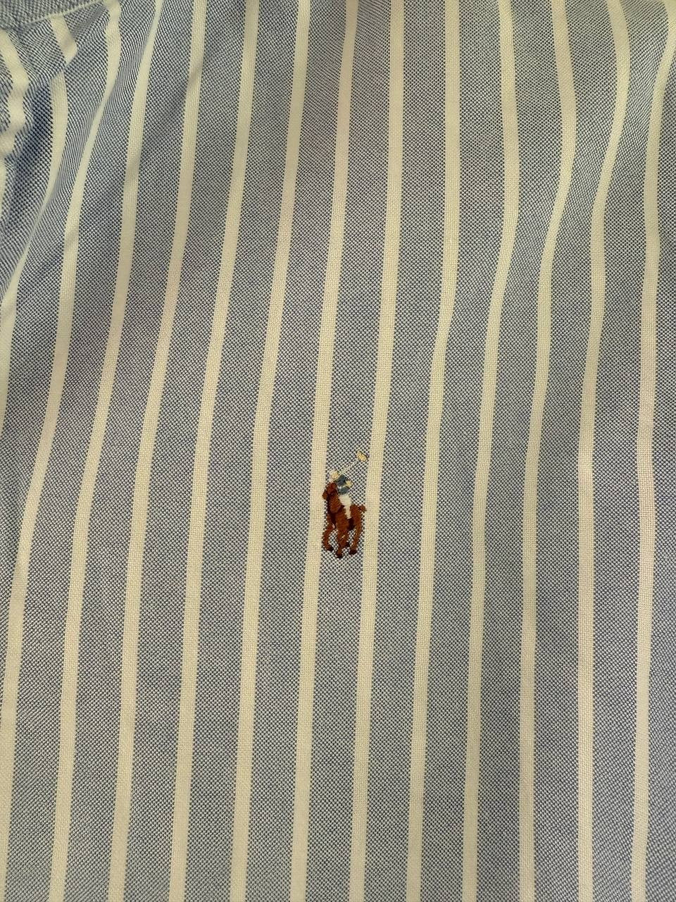 Polo Ralph Lauren Shirt 18 Slim Fit Striped Oxford Cotton Button-Down NWT