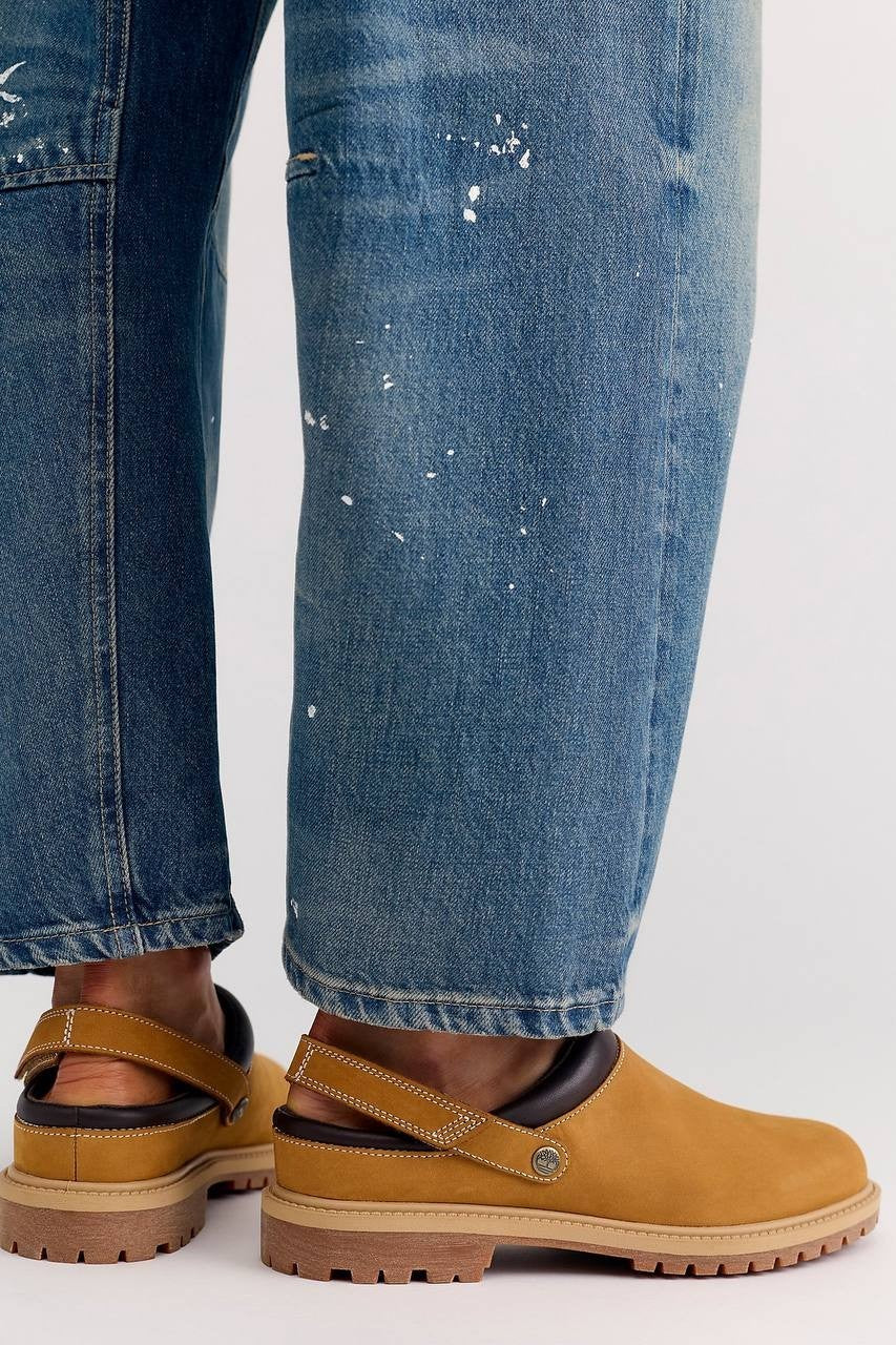 We The Free Moxie Low Slung Pull-On Barrel Jeans Blue 29W NWT $148