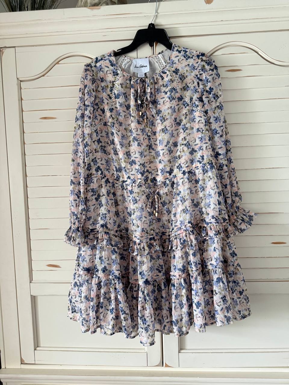 Sam Edelman Savana Tie Mini Dress Multicolor Size M NWT, Casual Party Dress