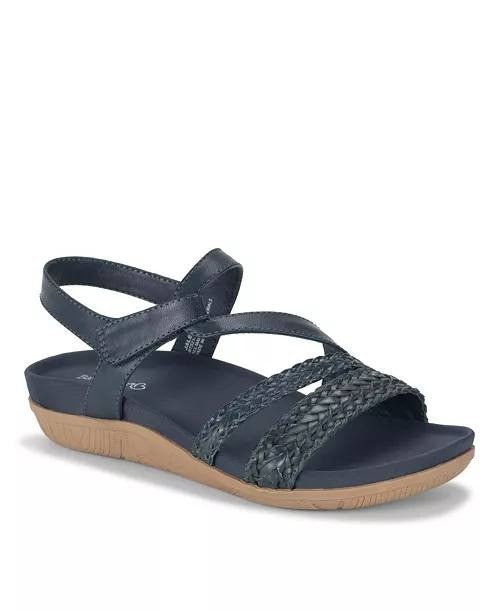 Baretraps Flat Sandals Navy Blue 9.5 W New $69.00