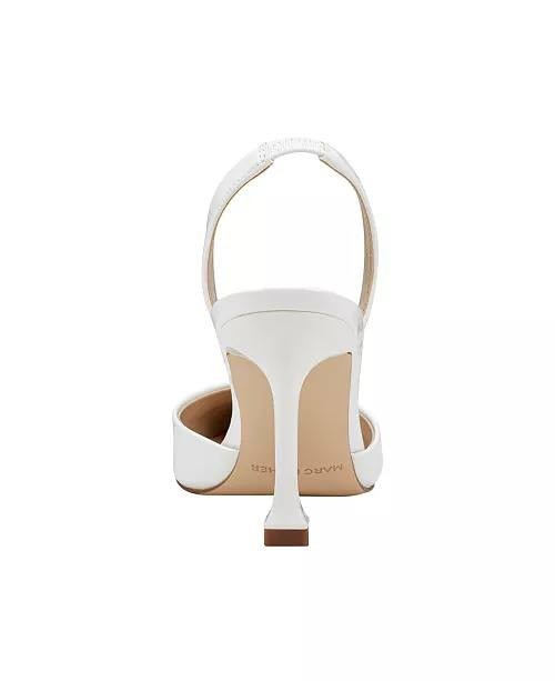 Marc  Fisher  Hadya  Slingback   Pumps  White  8.5  M  New  in  Box  $89