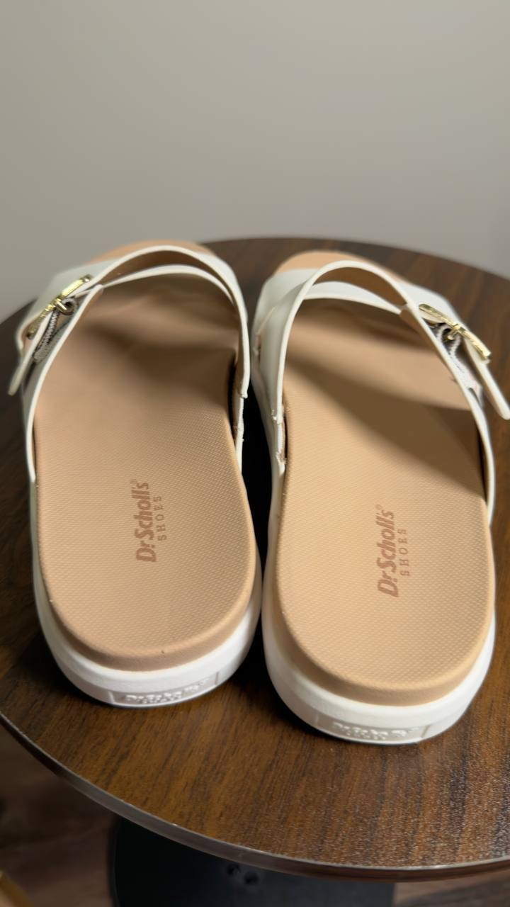 Dr. Scholl’s  Slide Sandals  White  6M  New  $45.95