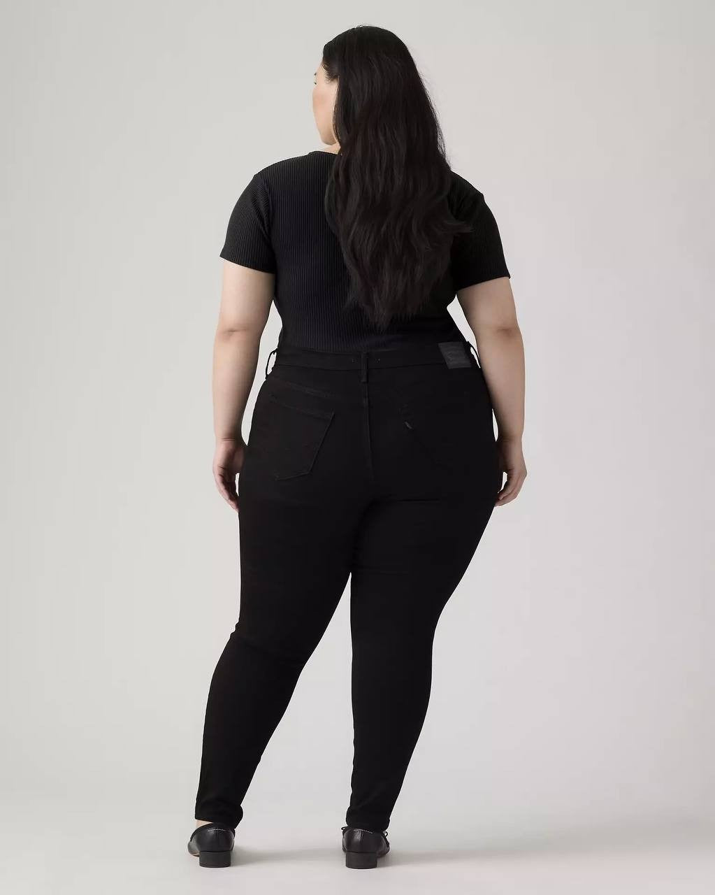 Levi’s 711 Skinny Women’s Jeans Black Peony 22W NWT $69.50