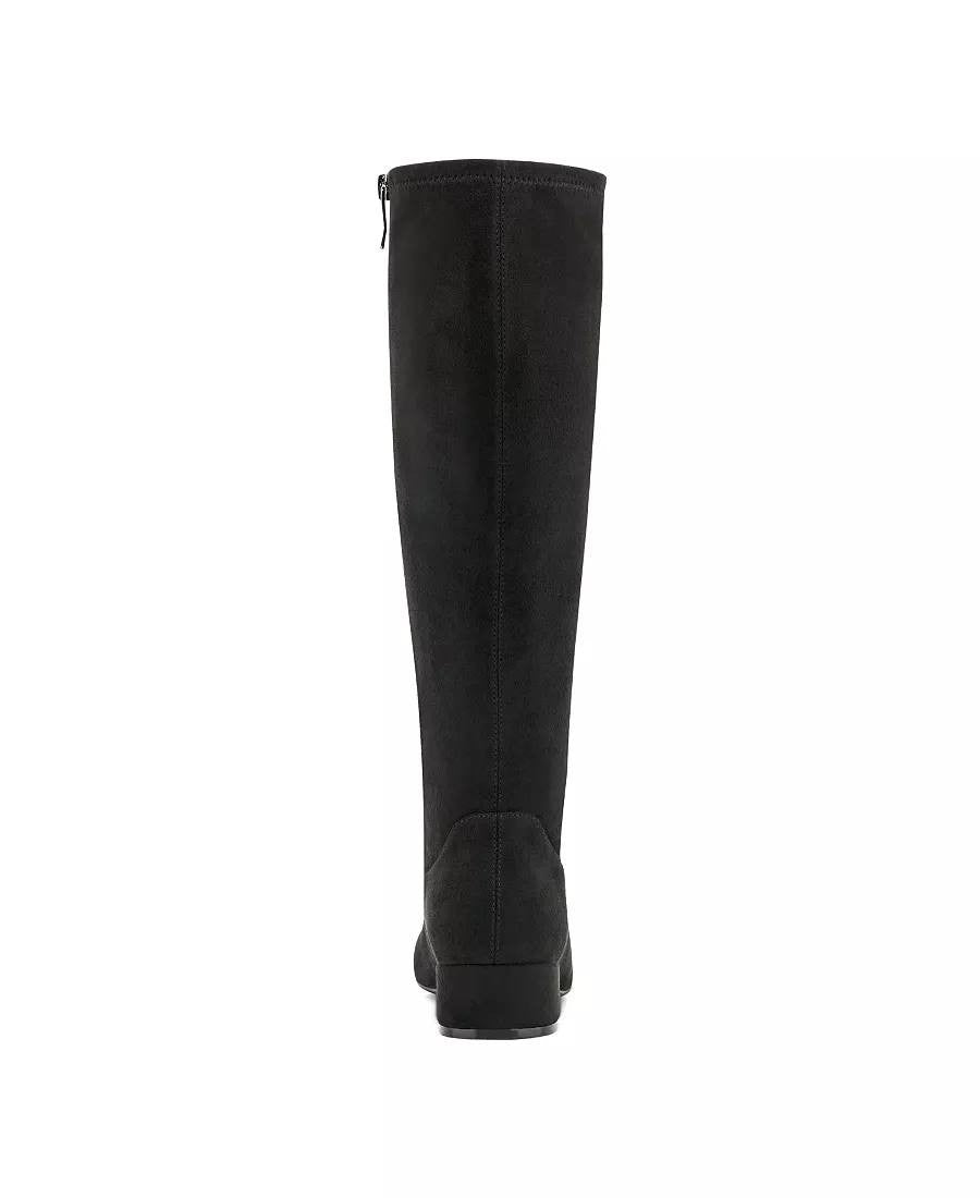 Easy Spirit Danilyn Boots 6M Black Textile Square Toe Block Heel NIB msrp$159