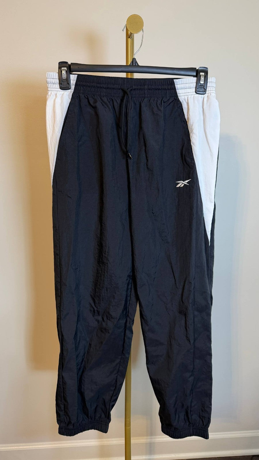 Reebok Women’s Colorblocked Track Suit Jacket Joggers Black $110 NWT