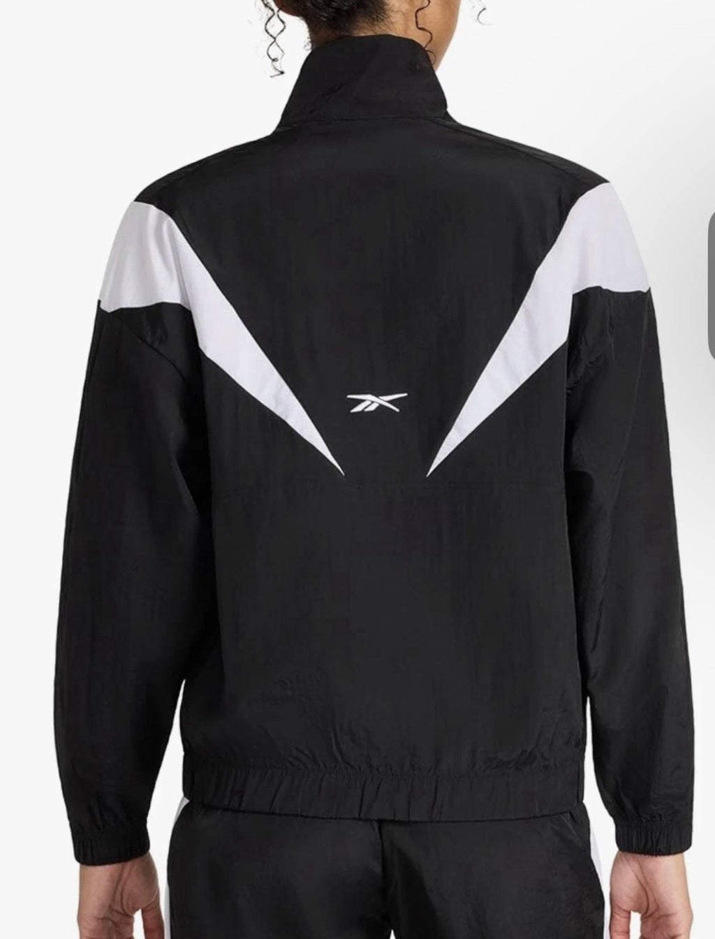 Reebok Women’s Colorblocked Track Suit Jacket Joggers Black $110 NWT