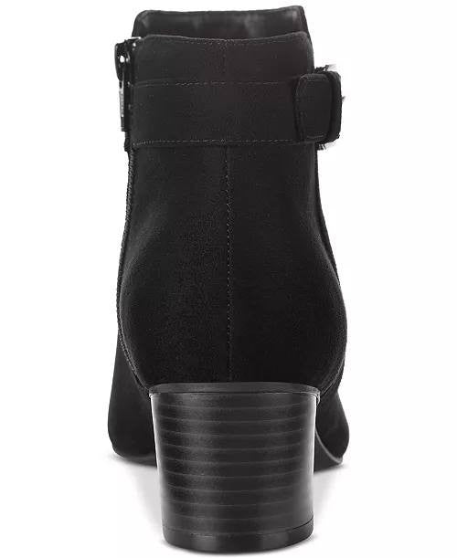 Style&Co Black Microfiber Dress Booties 7M NIB MSRP $79.90