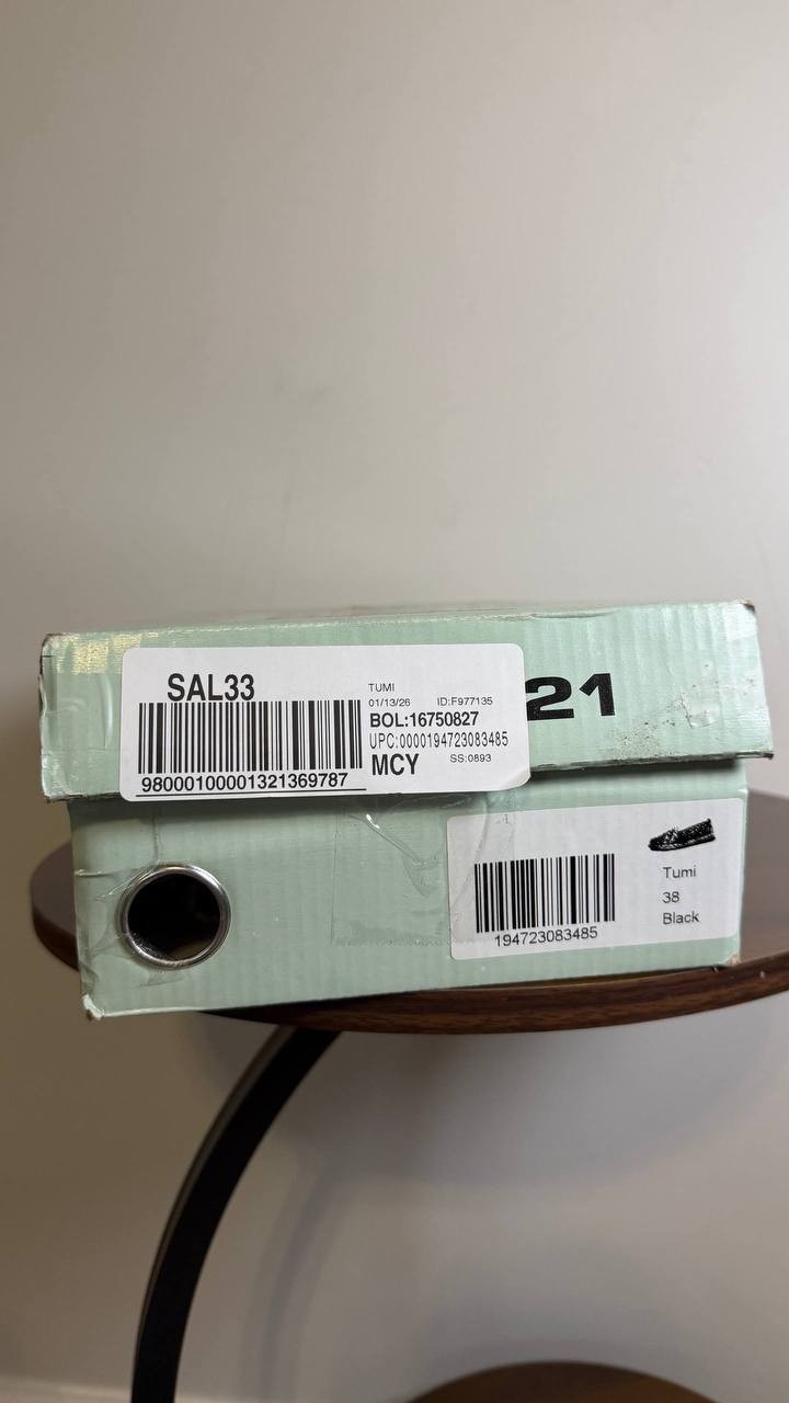 Cools 21 Flats 7.5 Black Leather Comfort Shoes New in Box