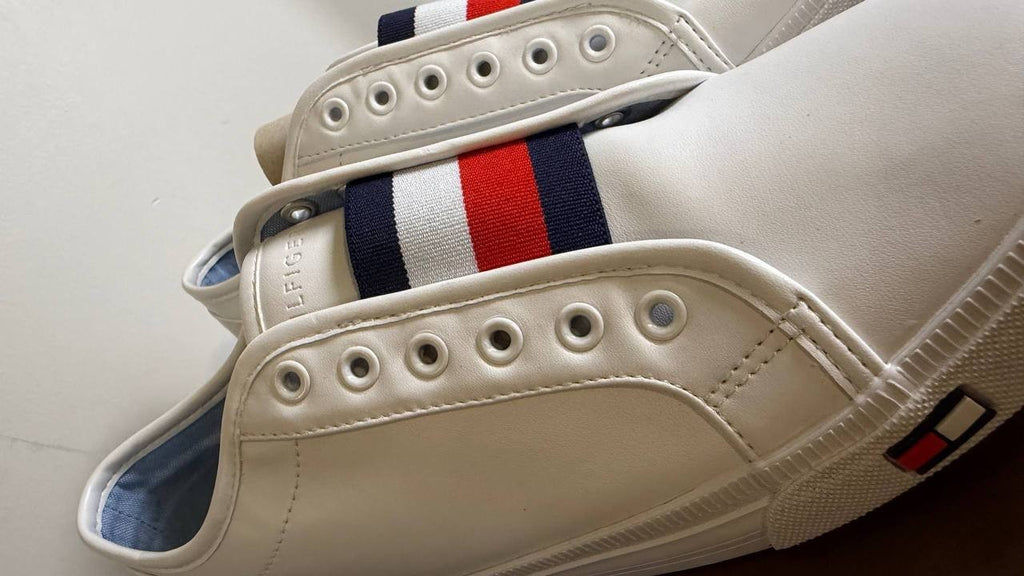 Tommy Hilfiger Anni Slip‑On Casual Sneakers White Multi Women’s 10M NWB