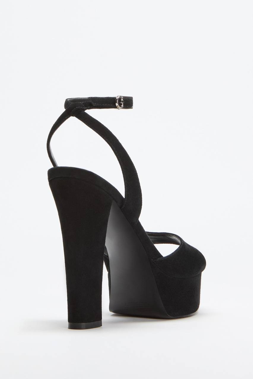 Guess Dress Sandals Black 9 M New $129.00