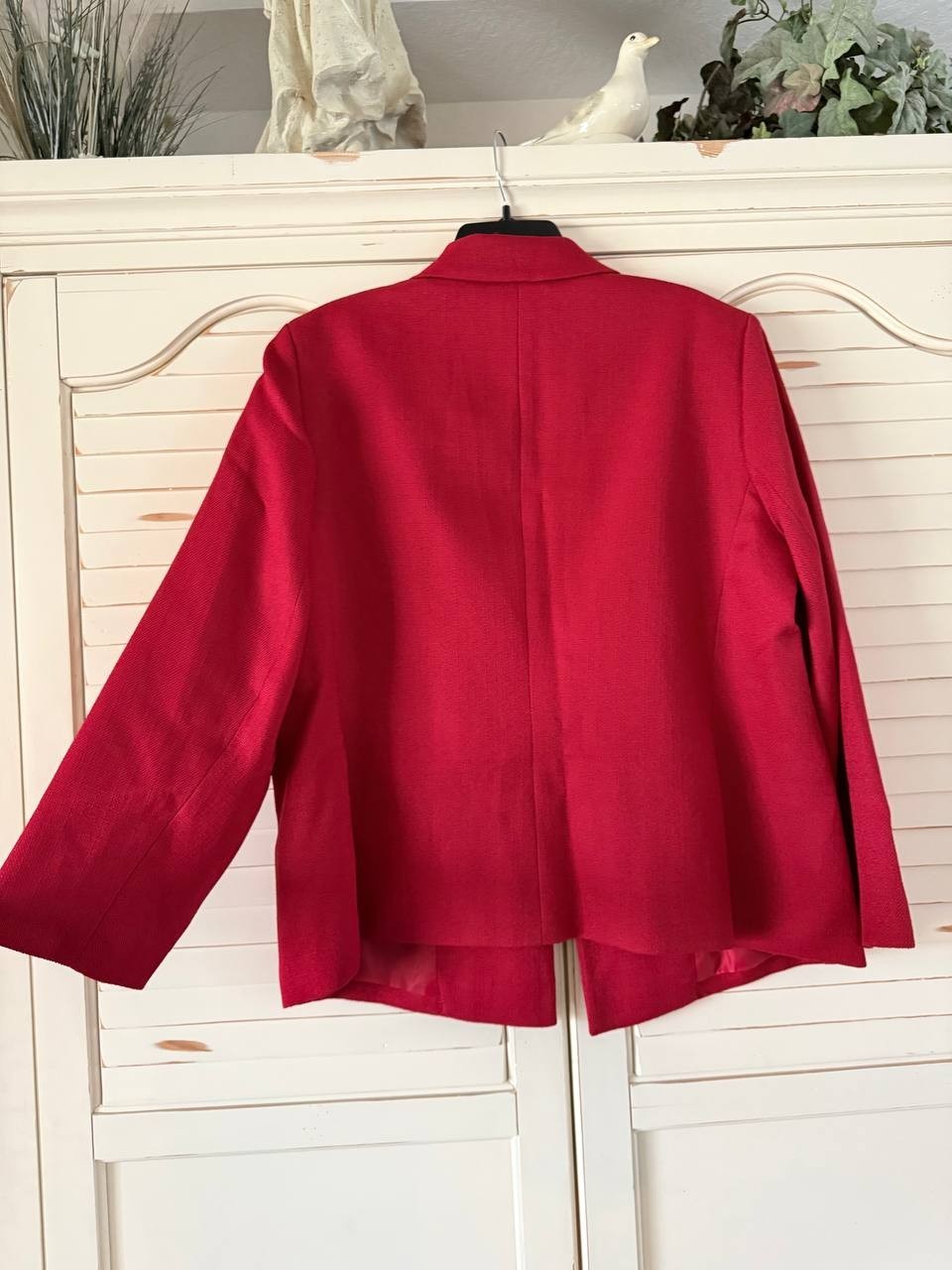 Kasper Double Breasted Jacket Crimson Red Size 2X NWT $119 – Classic Power Blaze