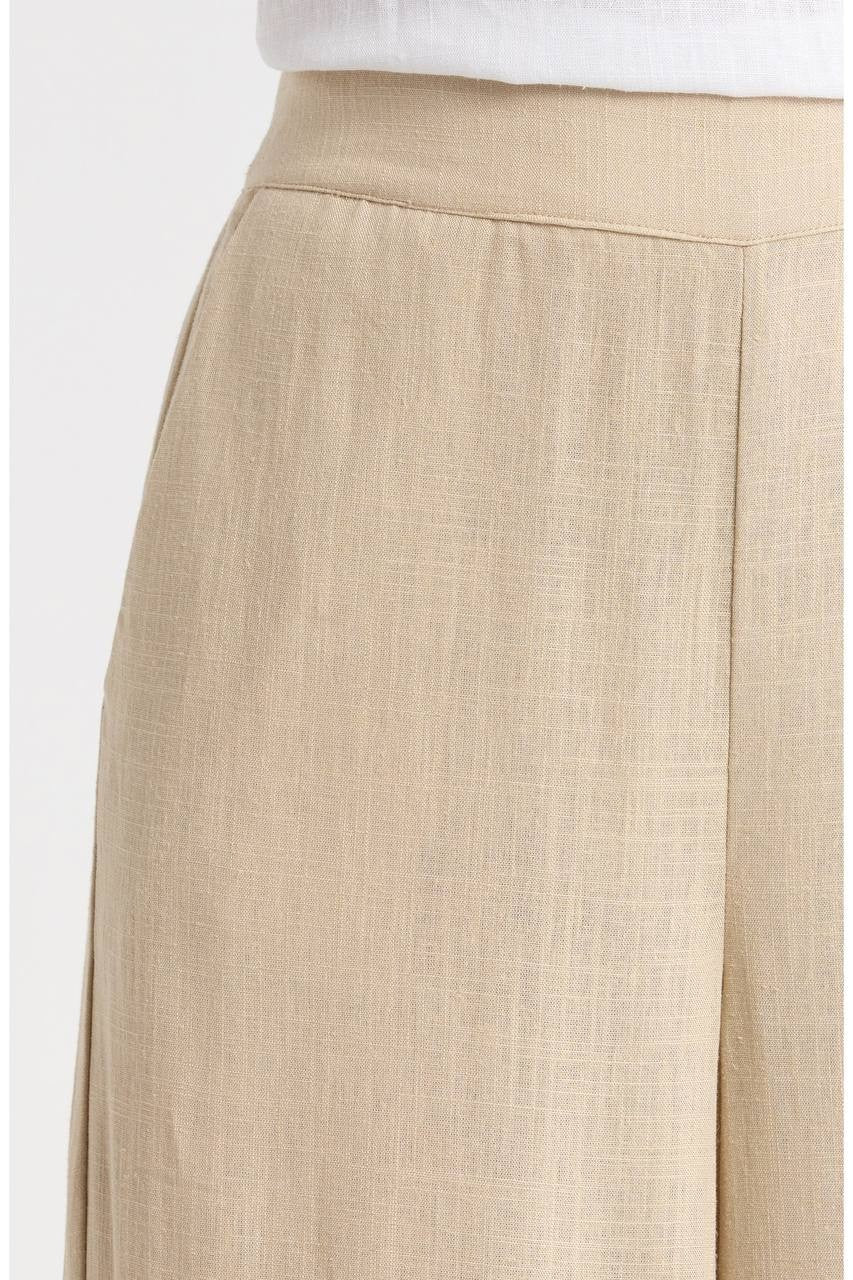Vince Camuto Wide-Leg High-Rise Pull-On Pants Camel S NWT $109
