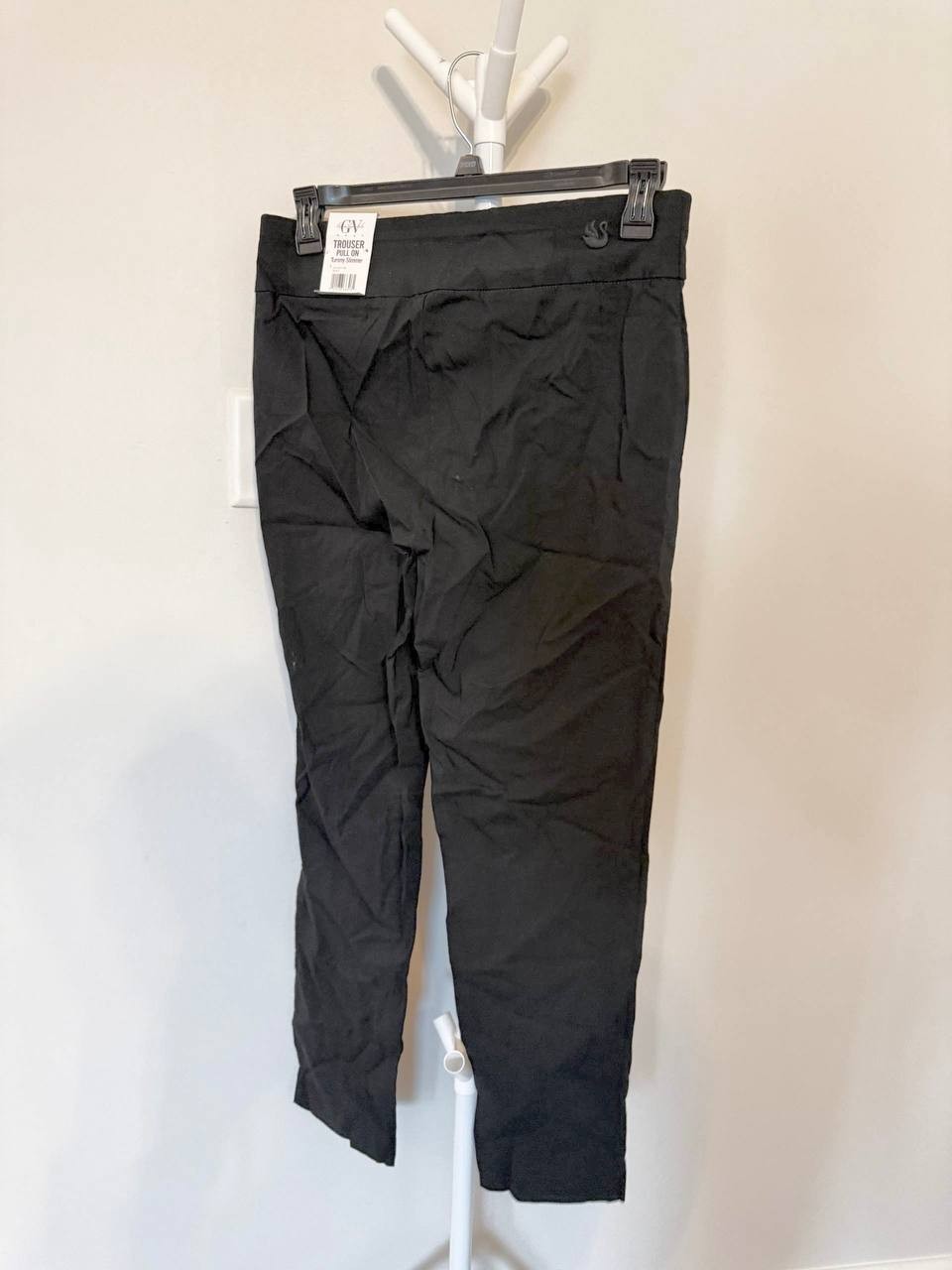 Gloria Vanderbilt Pull‑On Tummy‑Control Slim Trousers 8 NWT Black MSRP $44