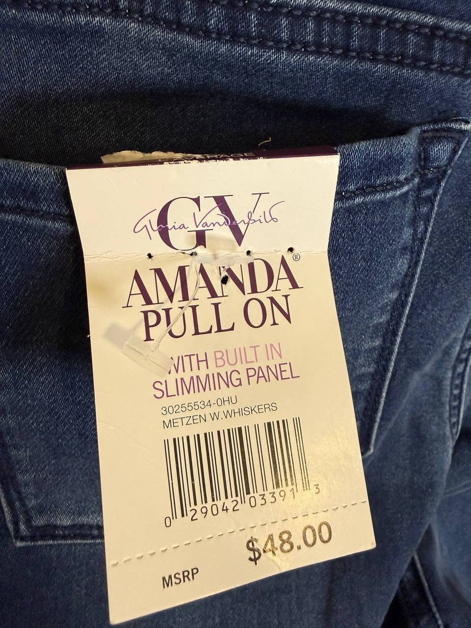 Gloria VanderbiltBlue Jeans – Size L – NWT – $48