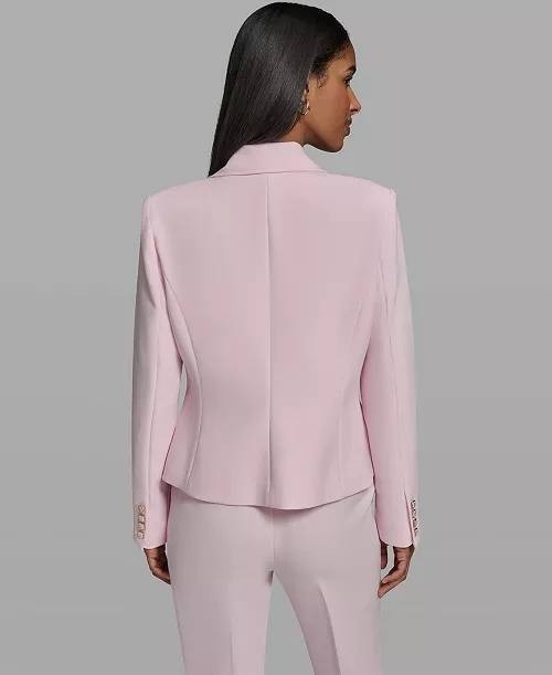 Karl Lagerfeld Paris Collared Woven Blazer Ballet Slipper 4 NWOT $199