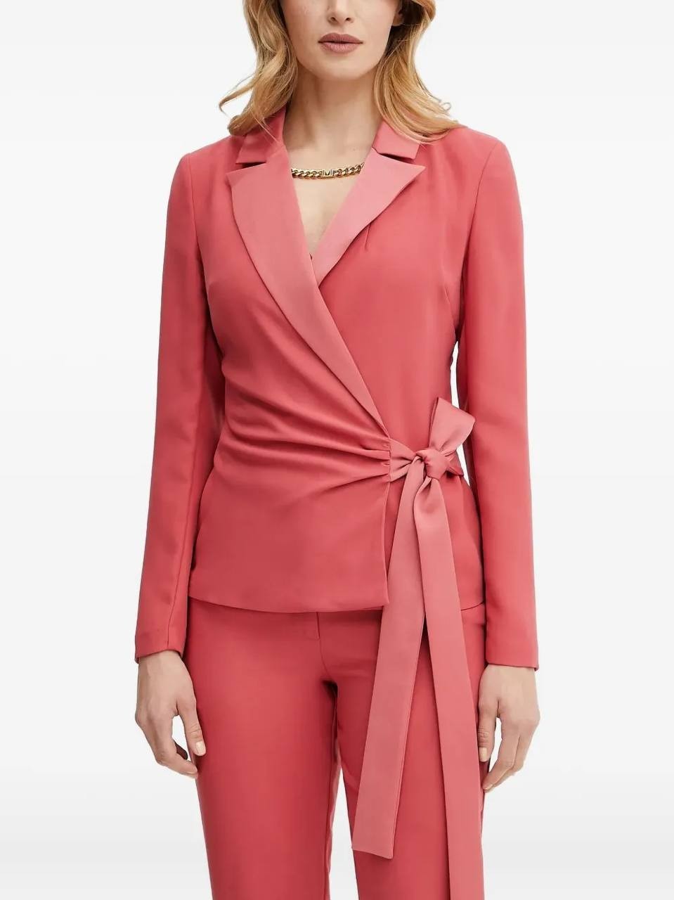 Marciano Eco Vittoria Wrap Blazer Flowering Peony 8 NWT $220