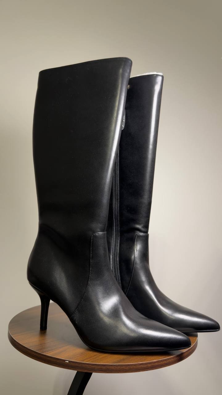 I.N.C.  Mckennaa  Pointy  Toe  Boots  Black  Man‑Made  11M  New  With  Box  $100