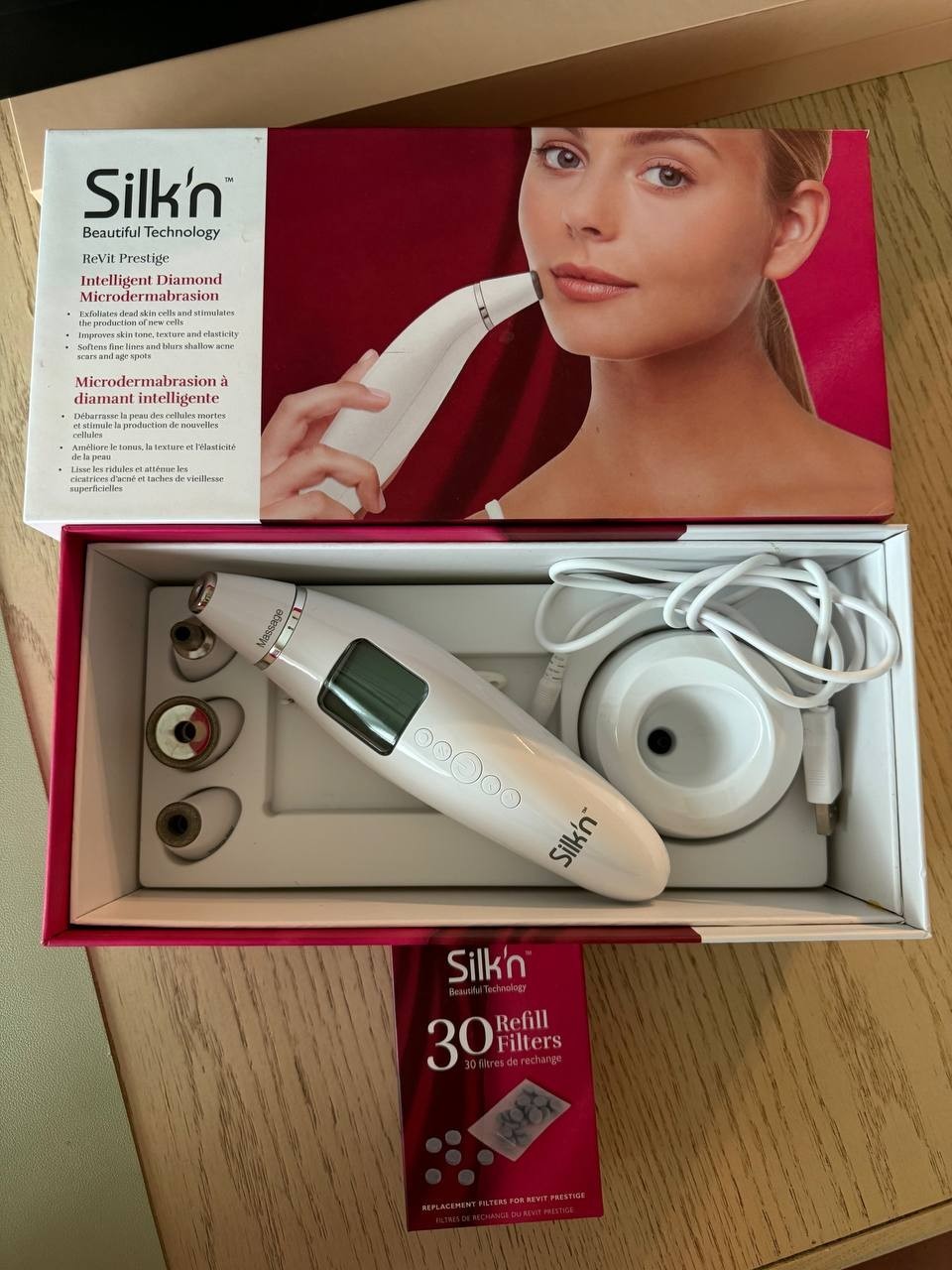 Silk'n ReVit Prestige Diamond Microdermabrasion Device with Vacuum AutoMode