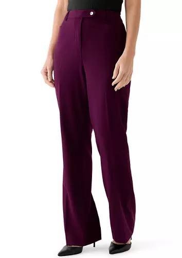Calvin Klein Lux Updated Modern Fit Pants Women’s Size 2 Purple NWT $99
