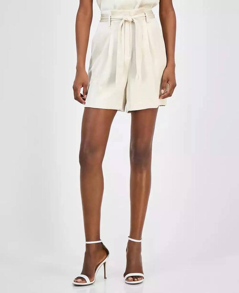 BeyondStyle Paper‑Bag Waist Shorts – Size 8 – NWT – $79