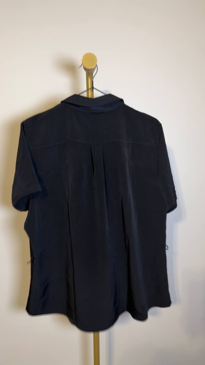 Karl  Lagerfeld  Paris  Women’s   Blouse  Black  L  NWT $109