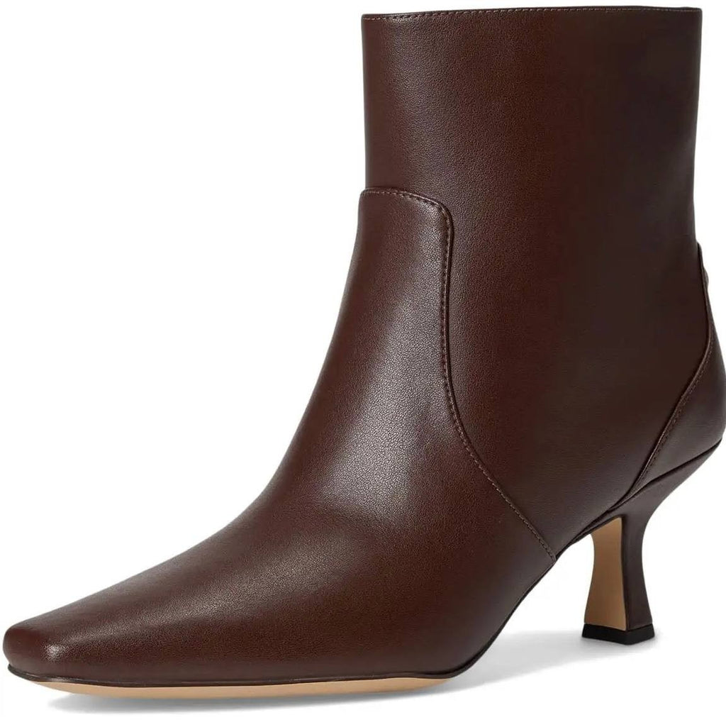 Coach Kitten Heel Booties Brown 8 B New $250.00