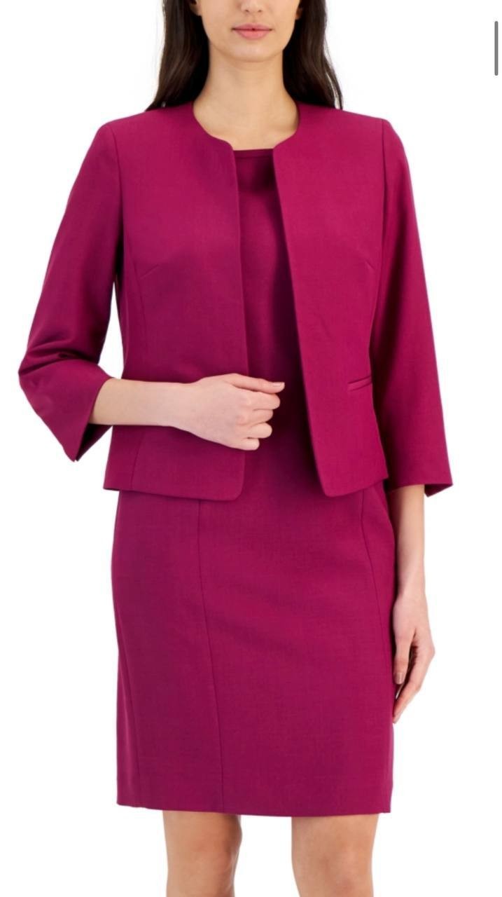Le Suit Women’s Tailored Blazer –Pink– Size 12 – NWT – MSRP $300