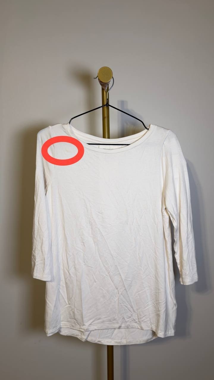 Majestic  Filatures  Soft  Touch    Back  Pleat  T‑Shirt  Blanc  1  NWOT  $150 