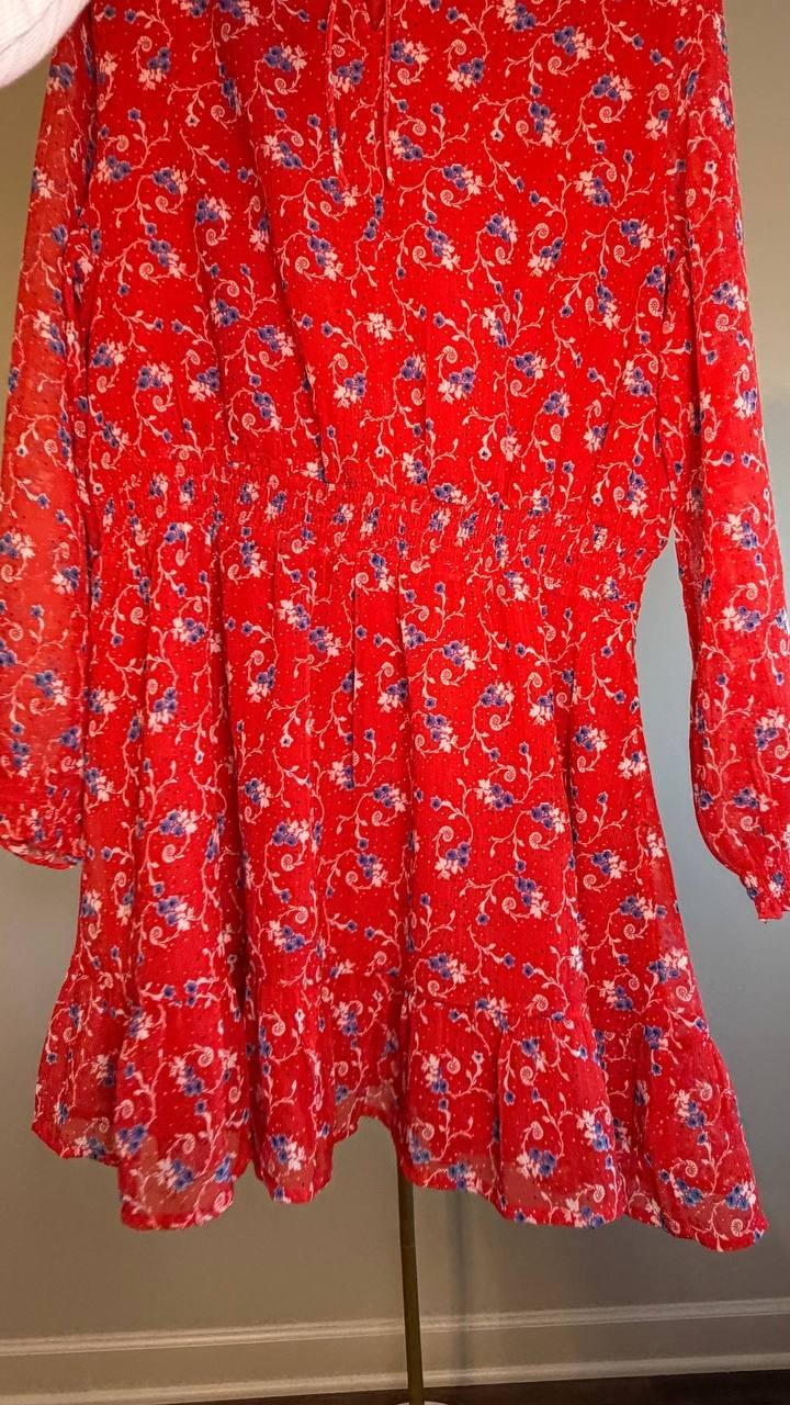 Tommy Jeans Sleeveless Mini Day Dress Red XL NWT $89.50