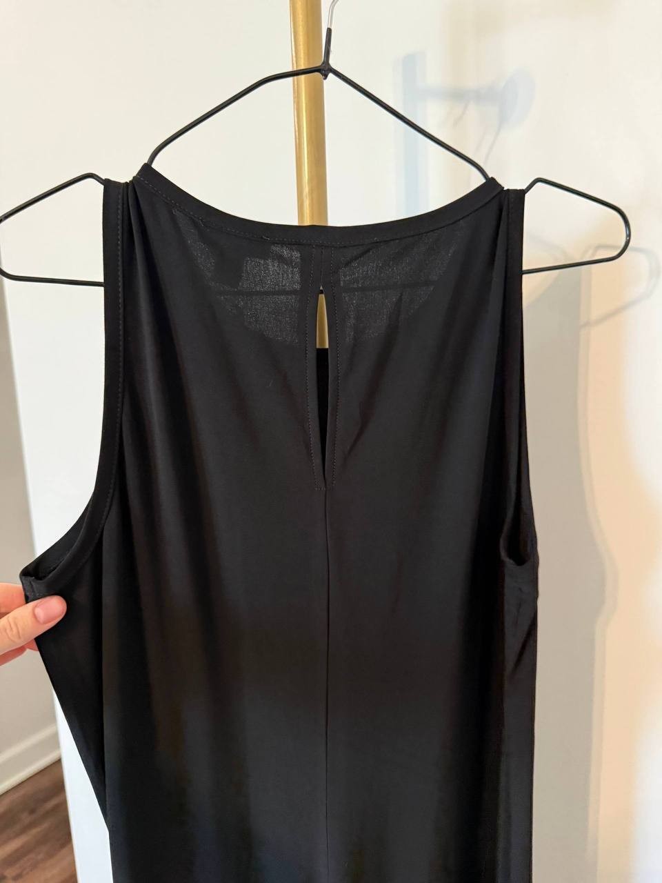 Vince Camuto Sleeveless Maxi Dress Black Size M NWT Modern Chic msrp$69