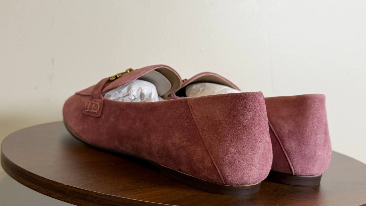 Giani Bernini Tailored Loafers 9.5M Mauve Suede New in Box