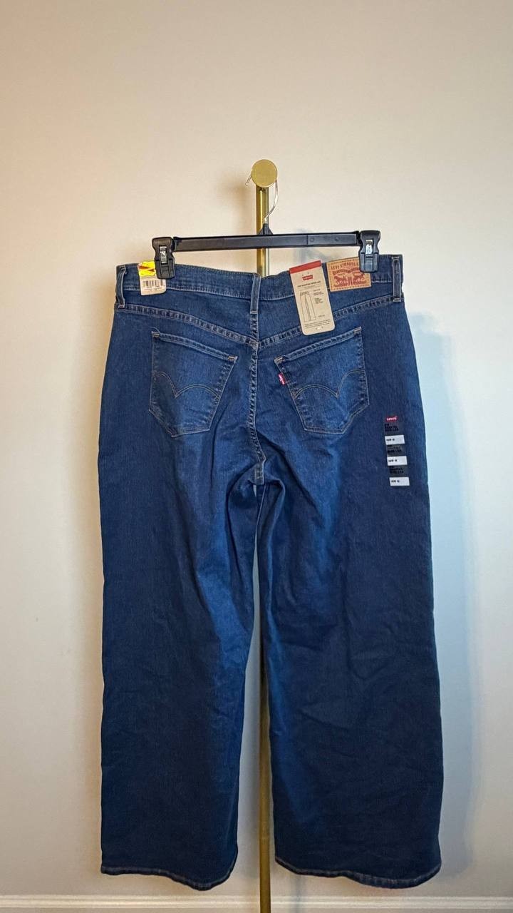 Levi’s 318 Shaping Wide‑Leg Jeans Blue 16W NWT $75